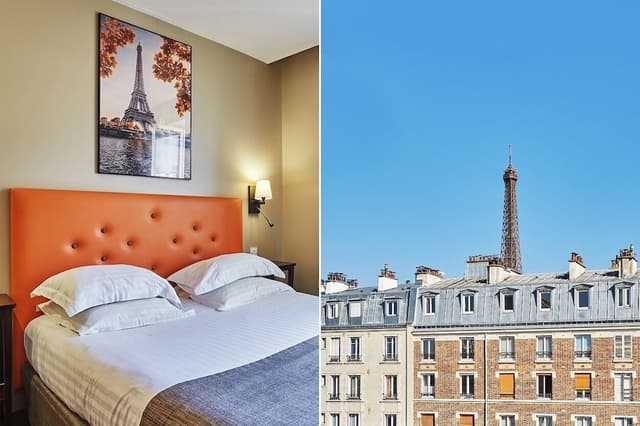 Double Room, nice Eiffel Tower view