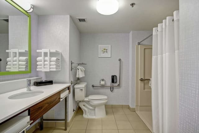 2 QNS ACCESSIBLE RM W/ ROLL-IN SHOWER NONSMOK