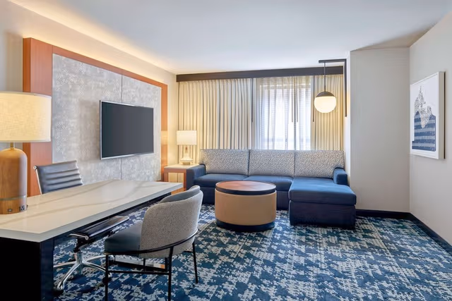 Suite, 2 Double Beds, Accessible, Non Smoking (Hearing)