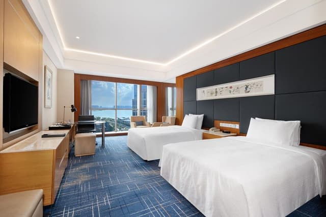 Twin Room, 2 Double Beds, City View