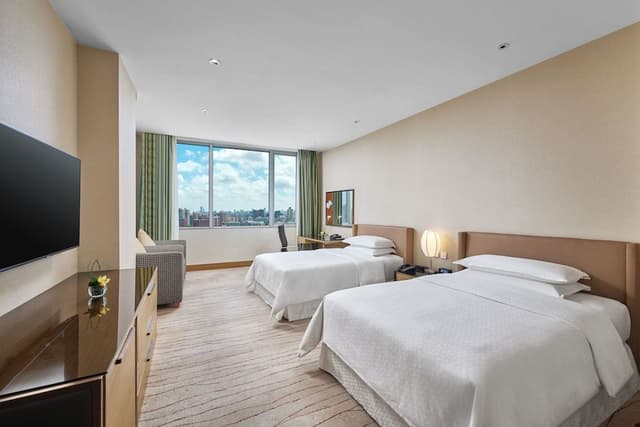 Room, 2 Double Beds, City View