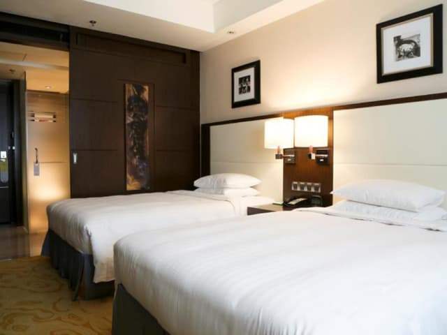 Deluxe Room, Guest room, 2 Twin, City View