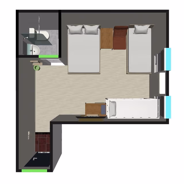 6. Family Room for 5 people