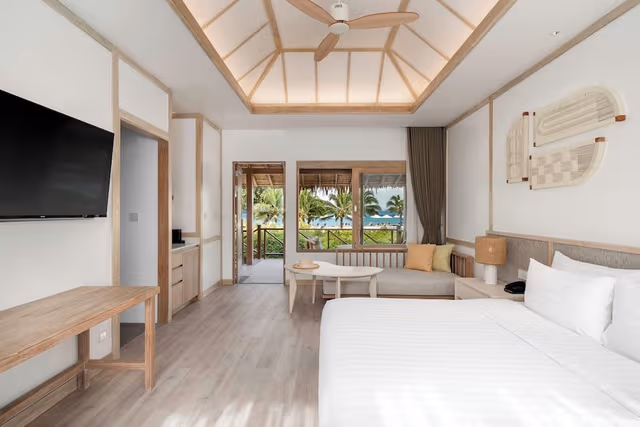 Deluxe Villa, 1 King Bed, Sea View