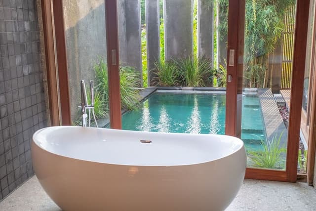 Villa with pool view #11