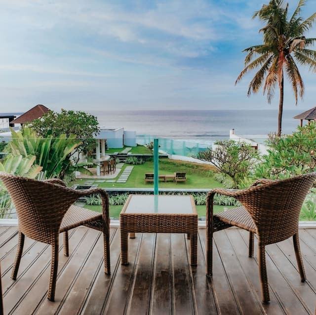 Three Bedroom Beachfront villa # 9