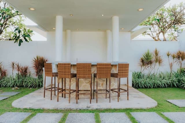 Three Bedroom Beachfront villa # 9