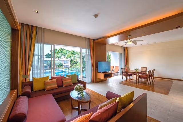 Suite, 2 Bedrooms, Resort View (Corner)