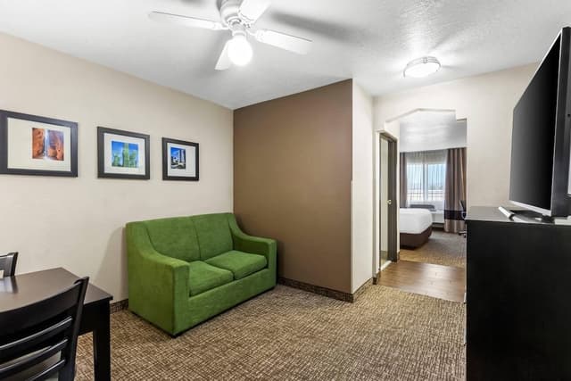 Premium Suite, 1 King Bed, 2 TV's, Sitting area with Sofa, Non-Smoking