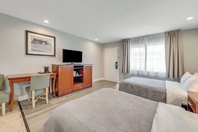 Standard Room, 2 Queen Beds, Non Smoking, Refrigerator & Microwave