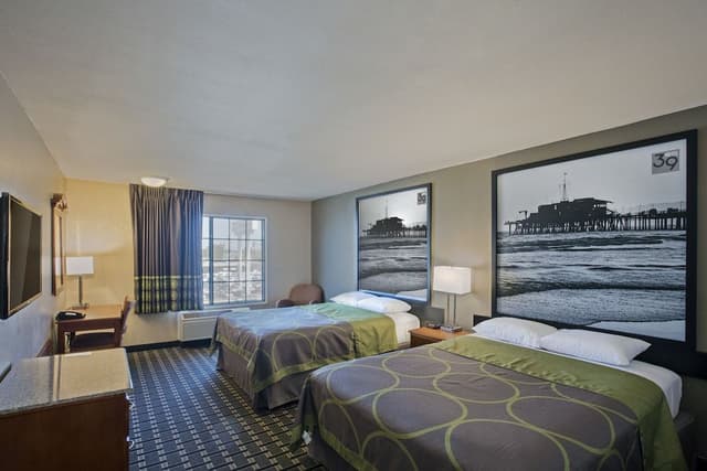 Standard Room, 2 Queen Beds, Non Smoking, Refrigerator & Microwave
