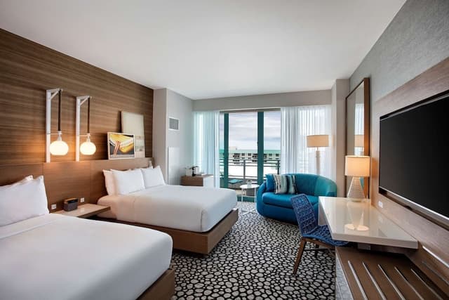 Room, 2 Double Beds, Balcony, Oceanfront