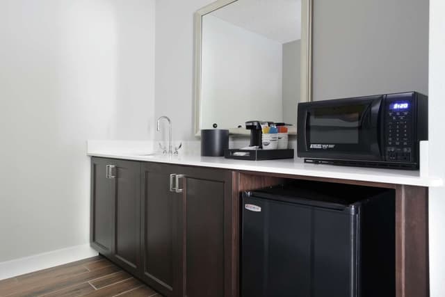 1 KING MICROWV/FRIDGE/WET BAR NS