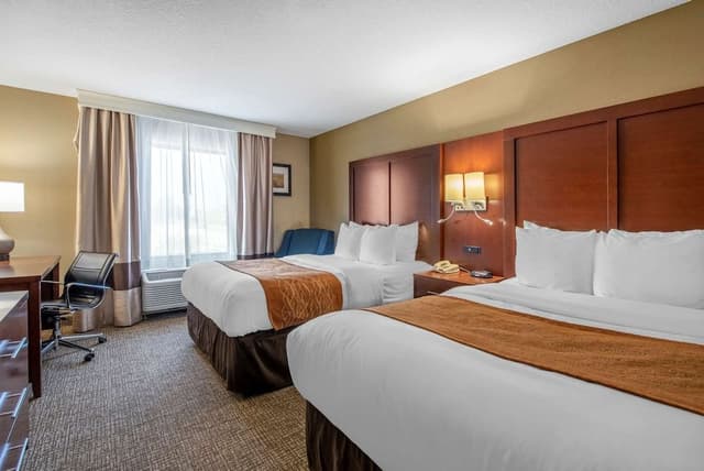 Double Room, 2 Double Beds, Non Smoking