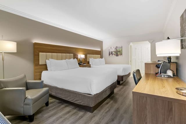 Standard Room, 2 Queen Beds, Non Smoking, Refrigerator & Microwave