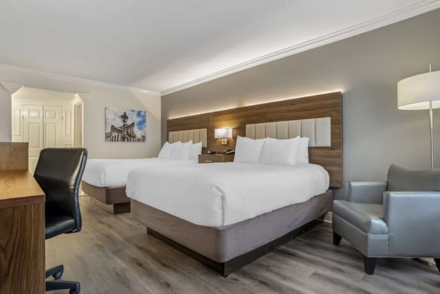 Standard Room, 2 Queen Beds, Non Smoking, Refrigerator & Microwave