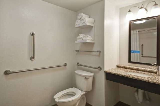 1 QUEEN MOBILITY ACC W/RI SHOWER-MINIFRIDGE