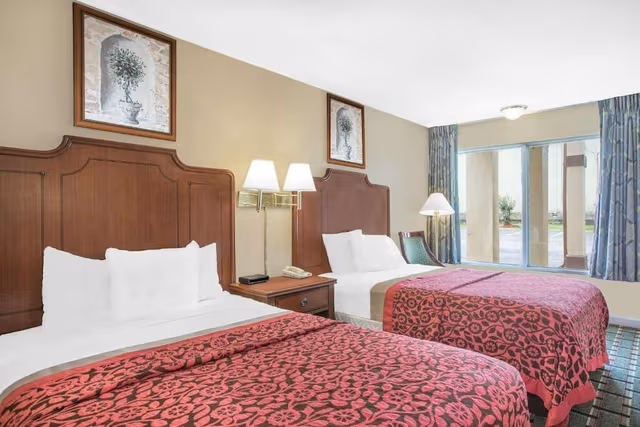 Basic Double Room, 2 Double Beds, Accessible, Non Smoking