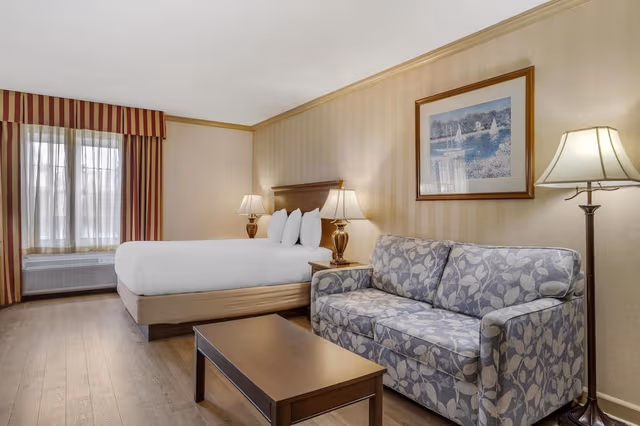Standard Room, 1 King Bed, Non Smoking, Refrigerator & Microwave