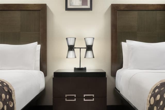 Suite, 2 Queen Beds, Accessible, Refrigerator & Microwave (Walk-in Shower;with Sofabed)