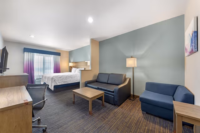 Suite, 1 King Bed, Non Smoking, Refrigerator & Microwave