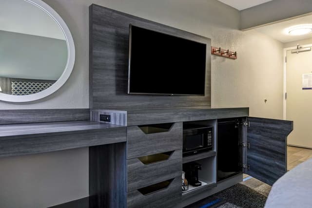 1 KING ROOM W MICROWAVE AND FRIDGE