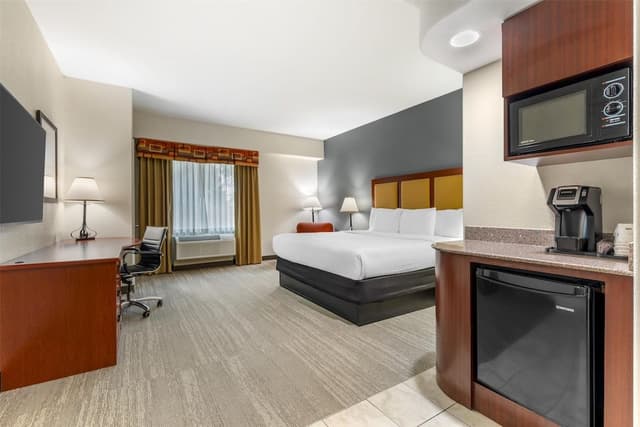 Standard Room, 1 King Bed, Accessible, Refrigerator & Microwave