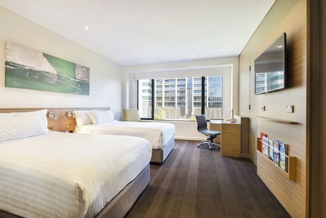 Standard Room, 2 Double Beds, City View