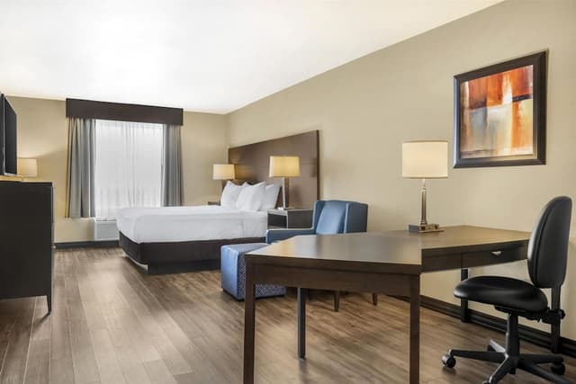 Standard Room, 1 King Bed, Non Smoking, Refrigerator & Microwave