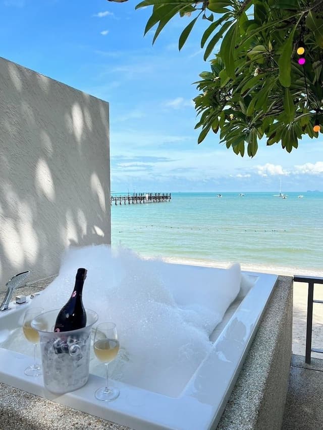 Beach Front Villa with One way Airport Transfer
