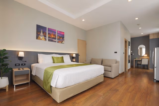 Deluxe connecting room
