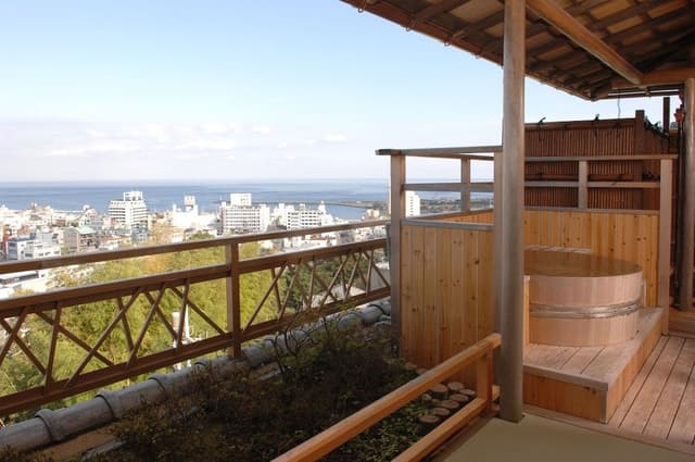 Japanese Room with Open-Air Bath, 12.5 Tatami