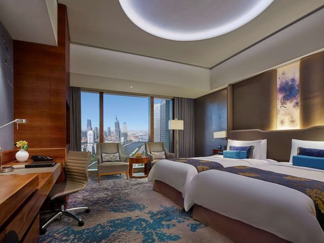 Deluxe Room, 2 Twin Beds, River View