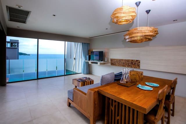 Duplex Pool Villa with Ocean View