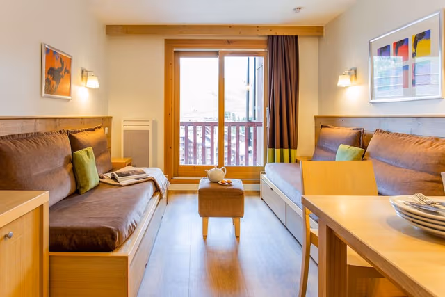 Apartment 6 people - 1 bedroom + 1 sleeping alcove