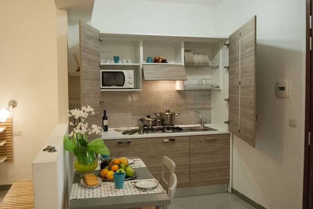 Classic Studio, Garden View (1 letto queen+1 letto a castello)