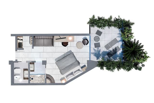 Deluxe Double or Twin Room, Terrace (Large)