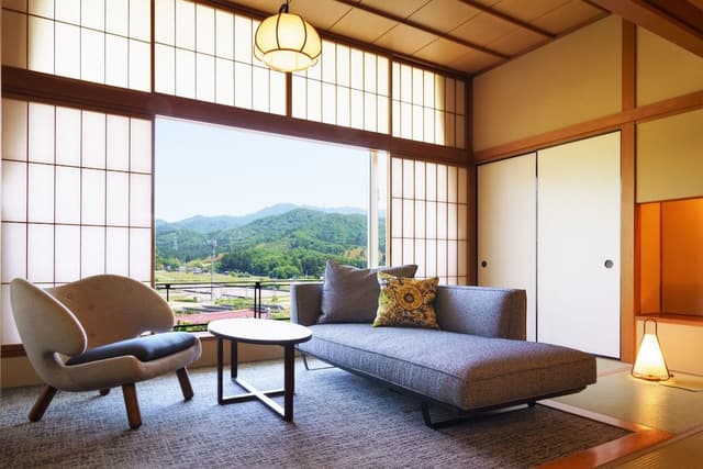 Japanese style room with cypress bath 15.5 tatami mats Non Smoking