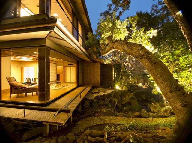 Japanese Style Quadruple Room, Open-Air Bath(When selecting Half Board Plan:Dinner is French plan)