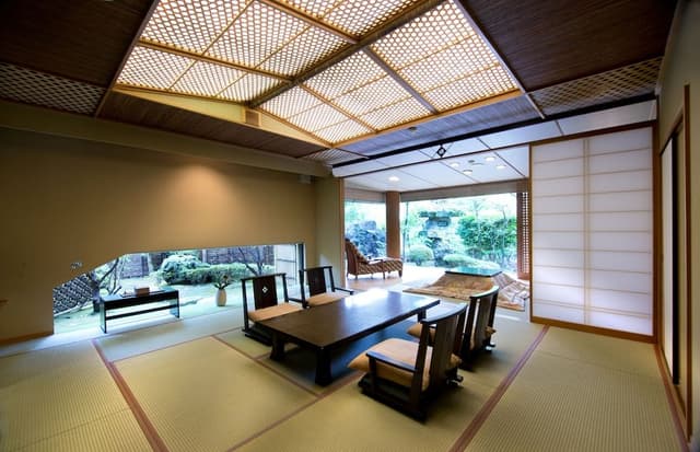 Japanese Style Quadruple Room, Open-Air Bath(When selecting Half Board Plan:Dinner is French plan)