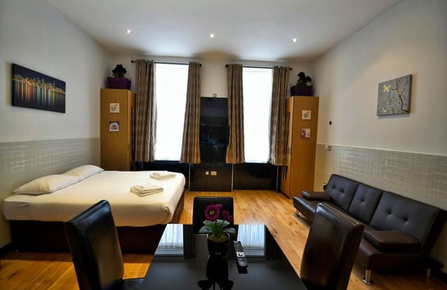 Studio, 1 Double Bed with Sofa bed