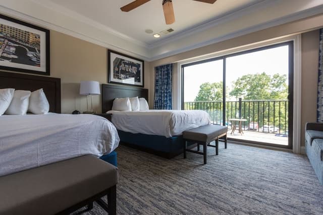 Deluxe Studio, 2 Double Beds, Kitchenette