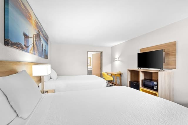 Room, 2 Double Beds, Accessible, Non Smoking (Mobility, Roll-In Shower)