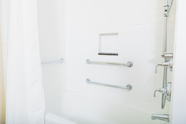 Standard Double Room, 2 Queen Beds, Bathtub Grab Bars, City View