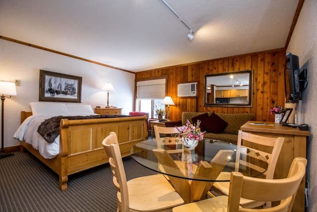 Studio, 1 Queen Bed with Sofa bed, Kitchen