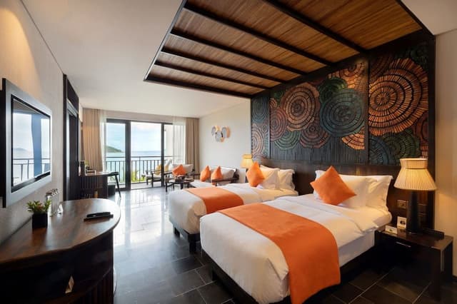 Deluxe Twin Room Ocean View With Children Themed Room