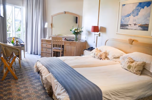 Twin Room with Partial Sea View