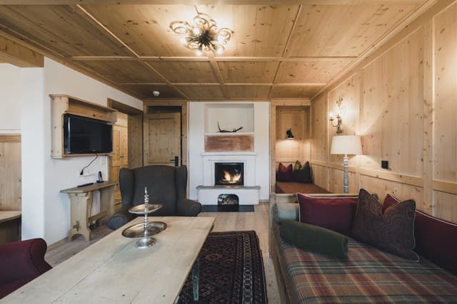 Suite with Fireplace