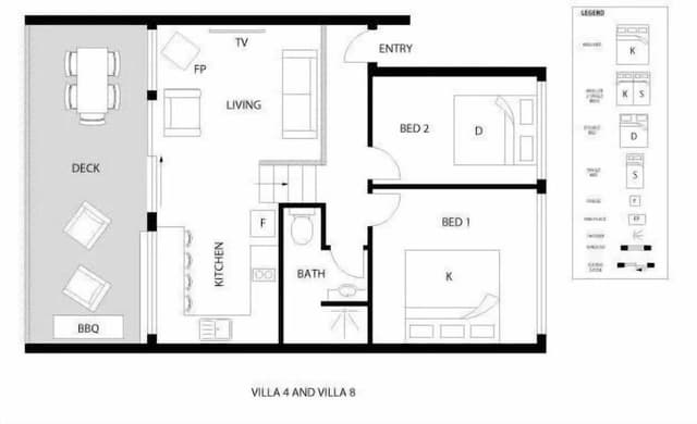 Deluxe Villa, 1 King Bed, Valley View