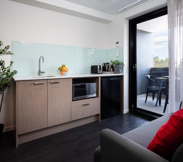 Deluxe Queen Studio with Kitchenette and Balcony